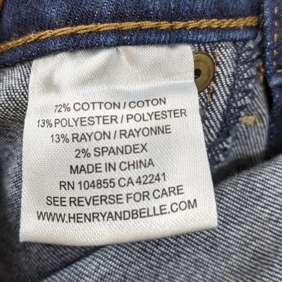 HENRY & BELLE Super Skinny Rustic Wash Jeans Sz 24 - Picture 9 of 10
